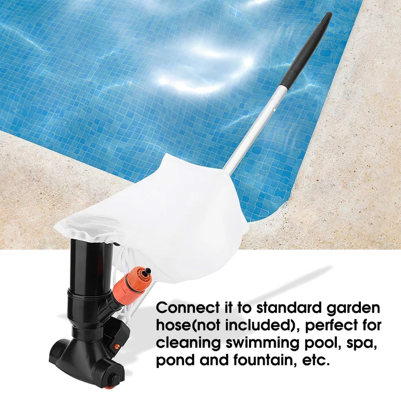 Aspirateur de piscine Accessoires de piscine Objets flottants Outils de nettoyage Tête d'aspiration Fontaine de bassin Spa Nettoyeur de piscine Brosse