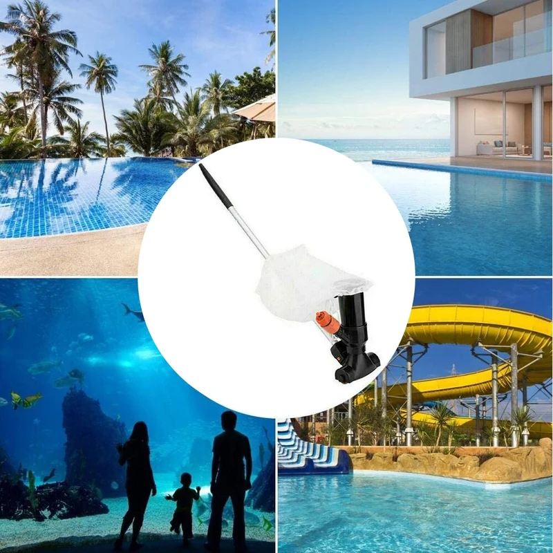 Aspirateur de piscine Accessoires de piscine Objets flottants Outils de nettoyage Tête d'aspiration Fontaine de bassin Spa Nettoyeur de piscine Brosse