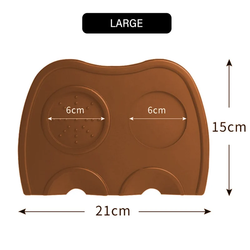 Café inviolable 51mm 53mm 58mm café coin anti-dérapant tapis café presse poudre marteau broyeur Barista outils café à la main