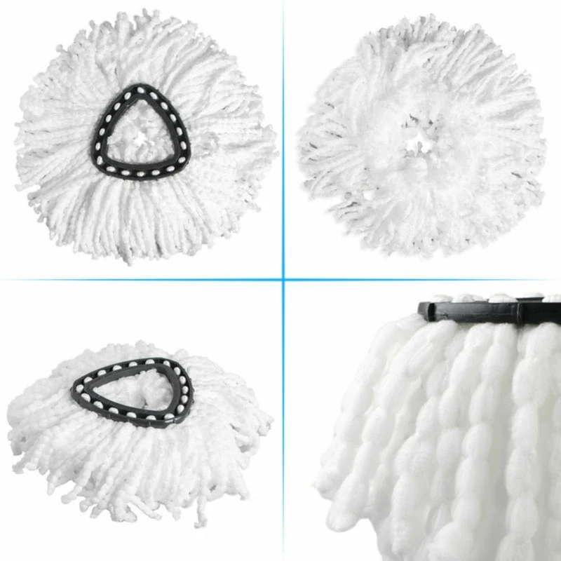 5 pièces/lot 360 tête de vadrouille rotative recharge de remplacement microfibre filature vadrouille tête de nettoyage recharge tête de vadrouille pour Vileda