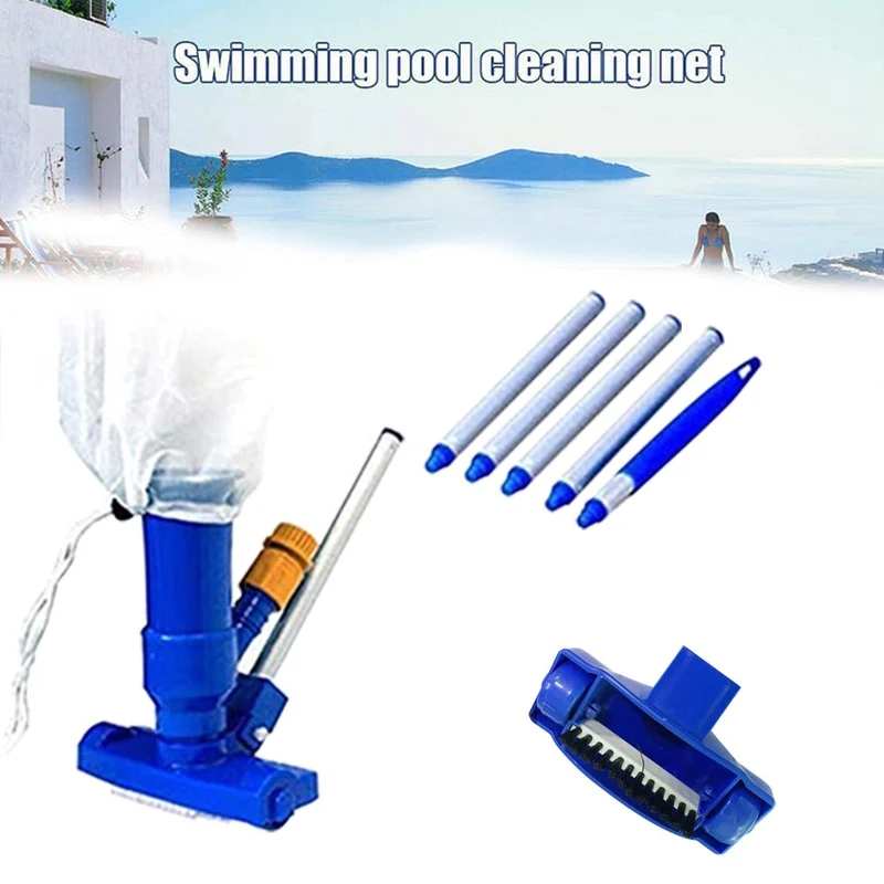 1 ensemble Jet piscine aspirateur objets flottants outils de nettoyage Vac tête d'aspiration piscine fontaine aspirateur brosse nettoyeur