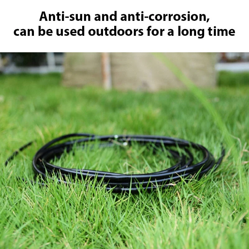 50M tuyau d'arrosage PVC tube 4/7mm tuyau souple jardin Irrigation Flexible oxygène Tube jardin tuyau d'arrosage goutte à goutte Irrigation Tube