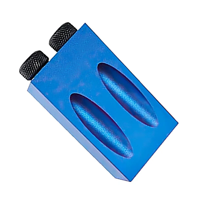 14 pièces/ensemble Kit de gabarit de trou de poche travail du bois localisateur de trou Oblique forets gabarit de trou de poche 15 degrés Angle perceuse poinçon localisateur