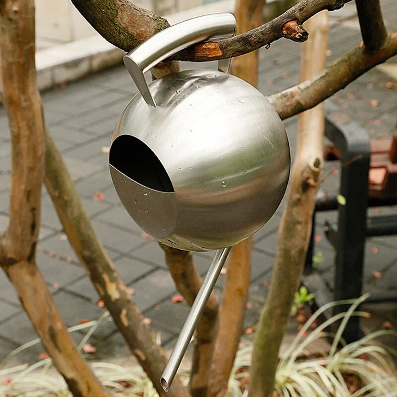 1000ML en acier inoxydable arrosoir ménage arrosoir bouilloire outils de jardinage pour jardin fleurs plantes Veb dispositif d'arrosage