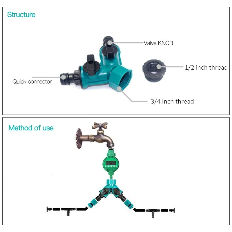 Kits de système d'arrosage automatique de jardin 30M système d'arrosage par pulvérisation d'irrigation goutte à goutte avec contrôleur de minuterie outil de jardin à arrosage automatique
