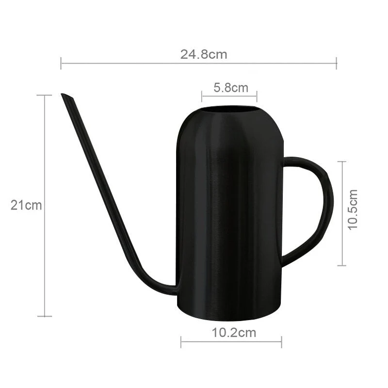 1500ML acier inoxydable arrosoir ménage Pot bouilloire outils de jardinage longue bouche arrosoir arrosage pour plante fleur