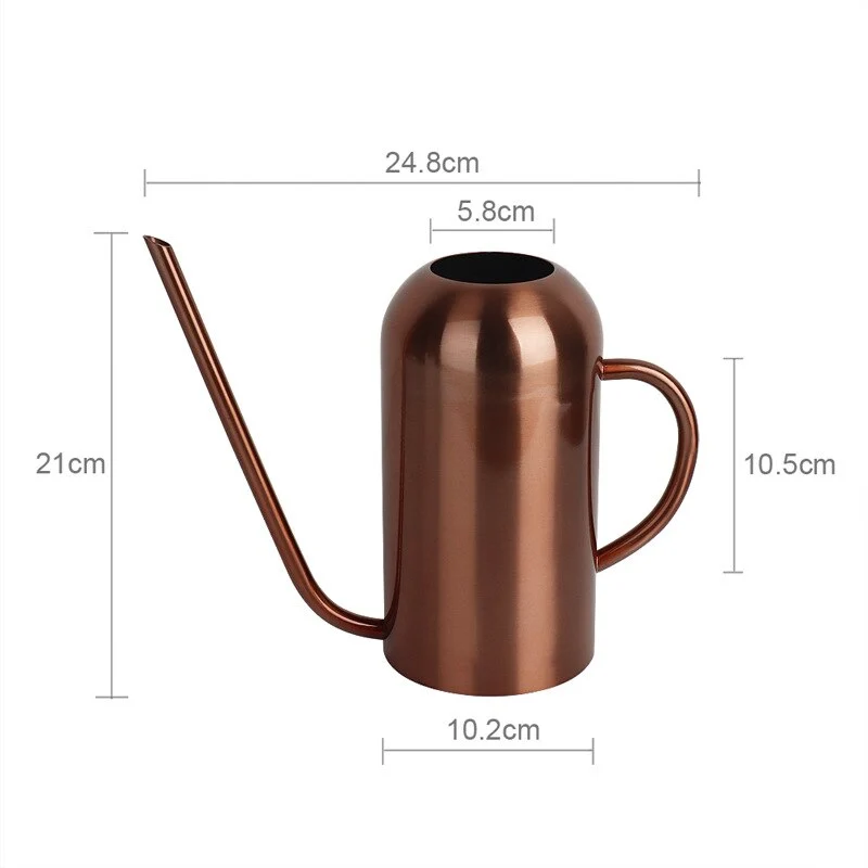 1500ML acier inoxydable arrosoir ménage Pot bouilloire outils de jardinage longue bouche arrosoir arrosage pour plante fleur