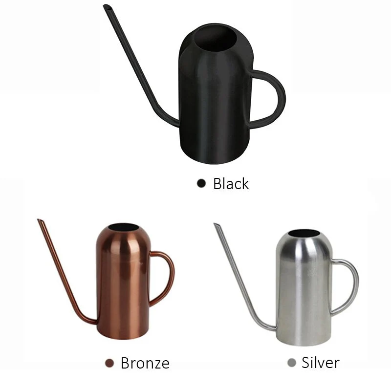 1500ML acier inoxydable arrosoir ménage Pot bouilloire outils de jardinage longue bouche arrosoir arrosage pour plante fleur