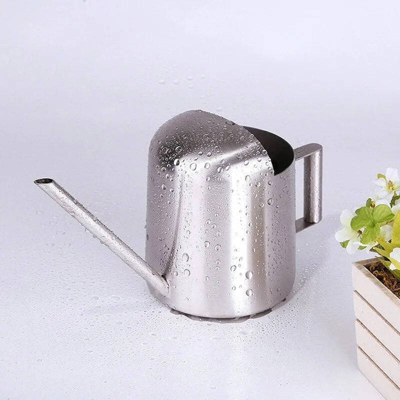 500ML acier inoxydable arrosoir outils de jardinage longue bouche ménage arrosoir pour fleurs plantes jardin arrosage