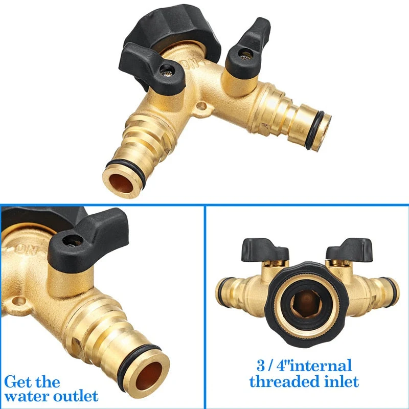 Système d'irrigation goutte à goutte bricolage système d'arrosage de jardin outils et équipement de jardinage à arrosage automatique tuyau Micro goutte à goutte connecteurs de Type Y