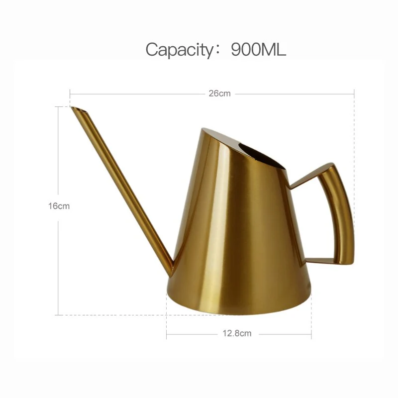 400/1000/1500 ML en acier inoxydable arrosoir ménage Pot outil de jardinage longue bouche dispositif d'arrosage arrosage pour plante fleur
