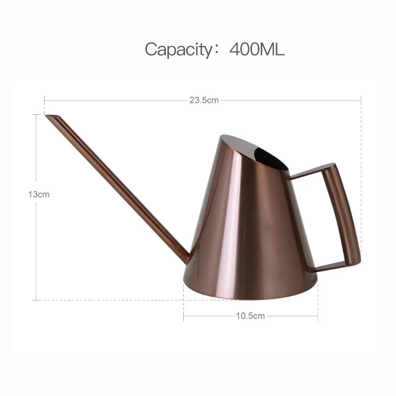 400/1000/1500 ML en acier inoxydable arrosoir ménage Pot outil de jardinage longue bouche dispositif d'arrosage arrosage pour plante fleur