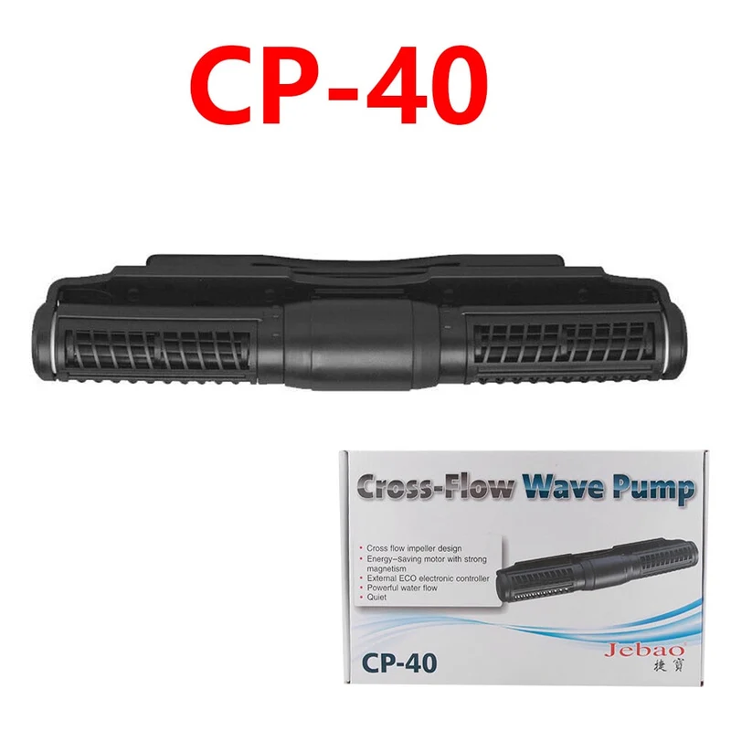 Liquidation Jebao Wave Maker Pompe à débit d'aquarium CP-15 25 40 Pompe à flux croisé Circulation silencieuse Aquarium Reef Wave Maker