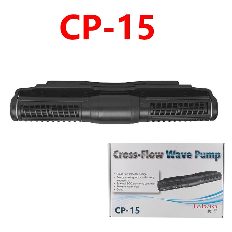Liquidation Jebao Wave Maker Pompe à débit d'aquarium CP-15 25 40 Pompe à flux croisé Circulation silencieuse Aquarium Reef Wave Maker