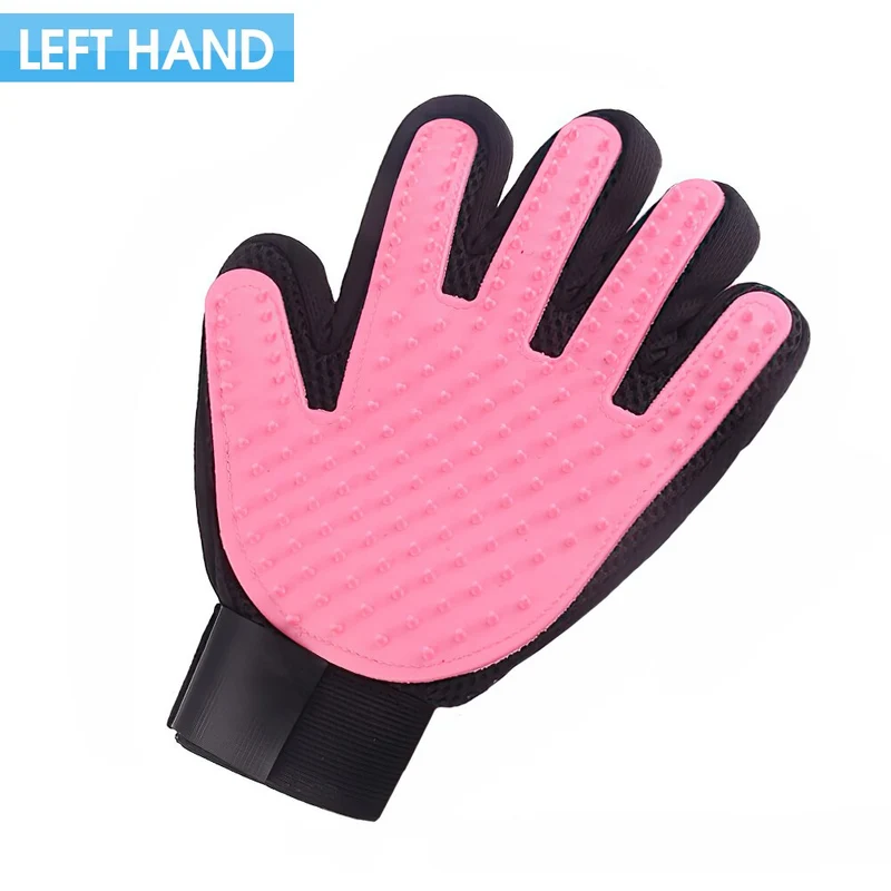 Gant de toilettage pour chat épilateur gants en caoutchouc démêlage brosse peigne gant chien toilettage et soins nettoyage bain Massage