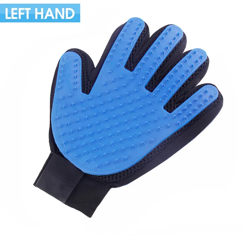 Gant de toilettage pour chat épilateur gants en caoutchouc démêlage brosse peigne gant chien toilettage et soins nettoyage bain Massage