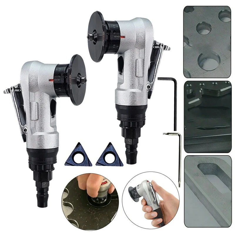 Rectifieuse Mini Pneumatique Chanfreineuse Outil Pneumatique D'ébavurage De Poche 45 Degrés Chanfrein Machine Air Dispositif