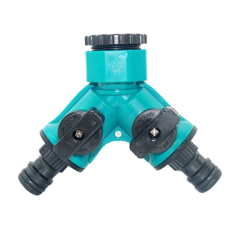 Connecteurs de robinet de type Y avec adaptateur rapide 1/2 et 3/4 pouces séparateur de tuyau d'arrosage d'entrée d'eau distributeur de connecteur d'arrosage de type Y