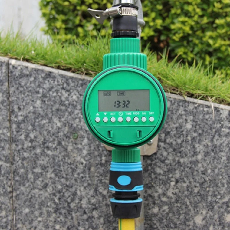 Minuterie d'arrosage de jardin contrôleur d'irrigation automatique de jardin dispositif de contrôle d'arrosage intelligent affichage LCD minuterie d'arrosage