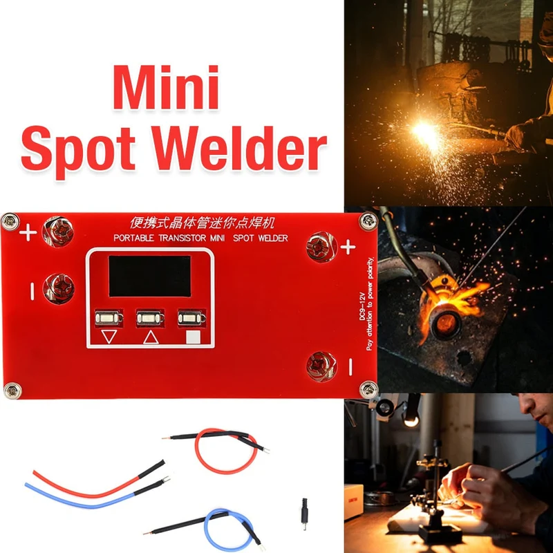 Portable bricolage Machine de soudage par points Mini soudeuse par points 18650 batterie divers outil d'alimentation de soudage ensemble de stylos de soudage par points