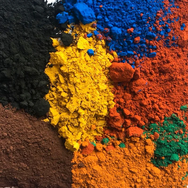 Colorant de ciment de pigment d'oxyde de fer de qualité spéciale béton pavé à la main de bricolage