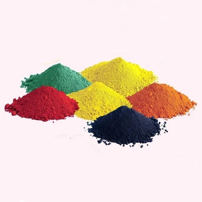 Colorant de ciment de pigment d'oxyde de fer de qualité spéciale béton pavé à la main de bricolage