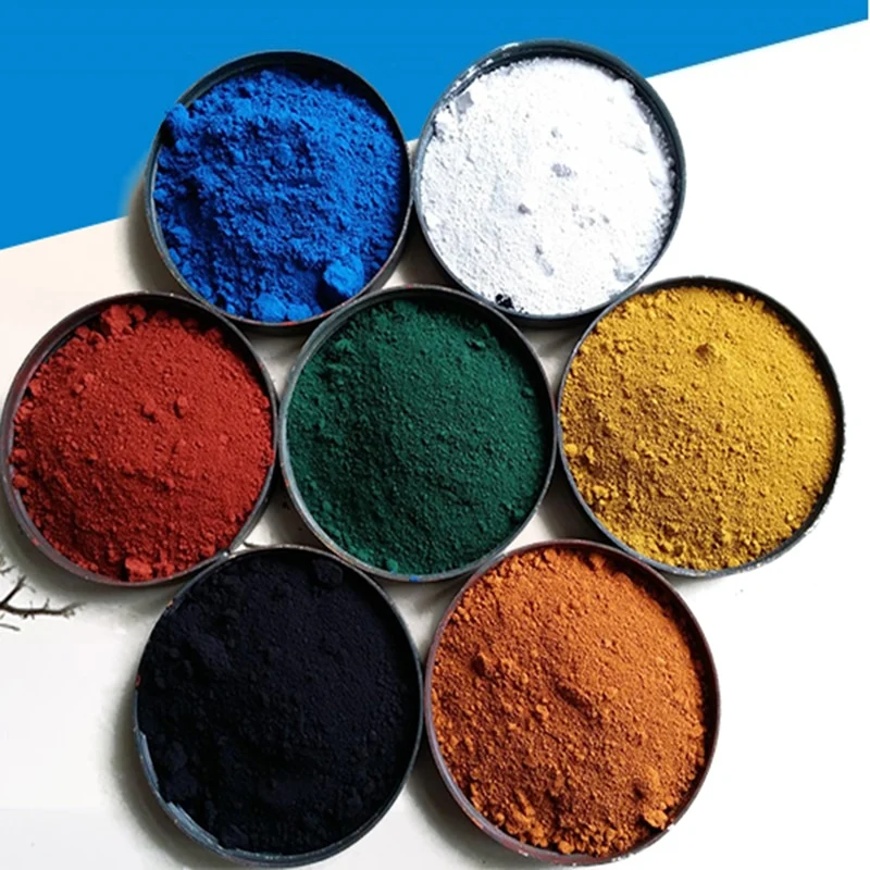 Colorant de ciment de pigment d'oxyde de fer de qualité spéciale béton pavé à la main de bricolage