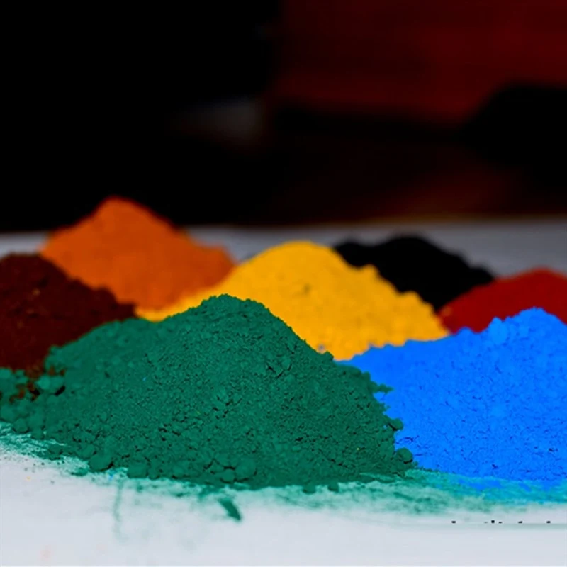 Colorant de ciment de pigment d'oxyde de fer de qualité spéciale béton pavé à la main de bricolage