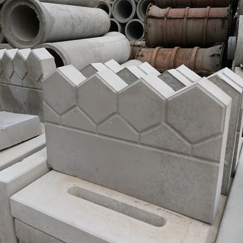 Clôture de jardin en béton route en pierre parterre de fleurs bricolage décor pavé faisant du plastique réutilisable