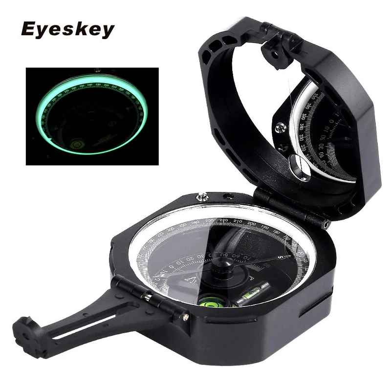 Boussole militaire légère professionnelle de boussole géologique d'Eyeskey extérieure