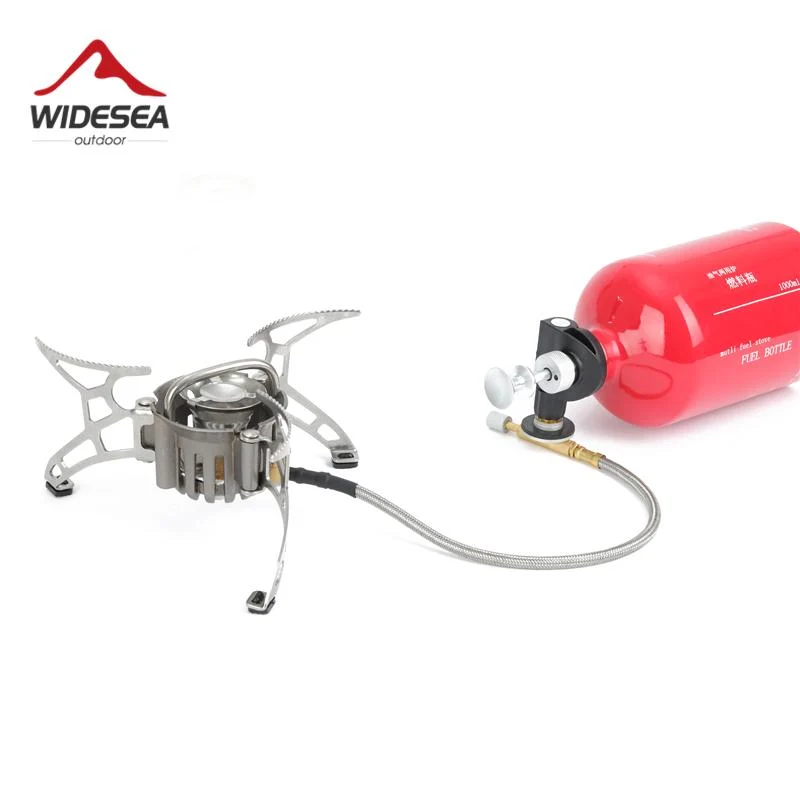 Widesea Portable Camp Shove Oil Gas Multi Fuel Stove Camping brûleurs extérieur