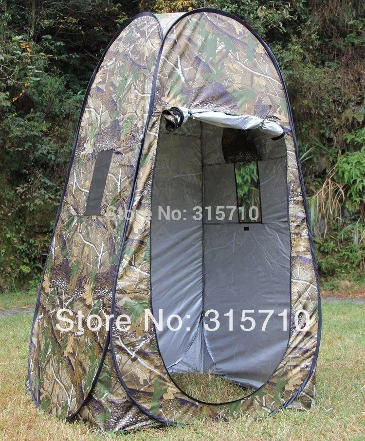 La toilette portative de douche d'intimité campant le camouflage de tente / fonction UV