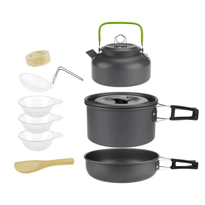 Sunfield Camping Cooking Set Sac à dos Vaisselle Outdoor Cookware Pot Picnic