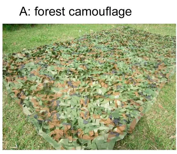 3 * 4M quatre couleurs Camouflage net Camo Blinds Net Cover For Army Military