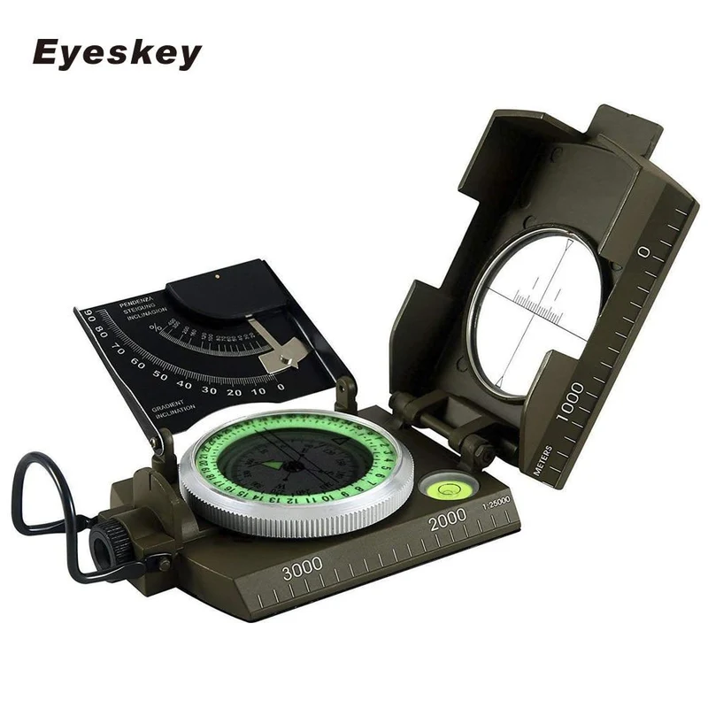 Mulitifunctional Eyeskey Survival Military Compass Camping Randonnée Compass
