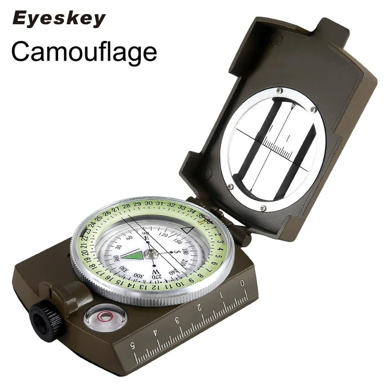 Eyeskey Étanche Survival Military Compass Randonnée Camping Army Pocket
