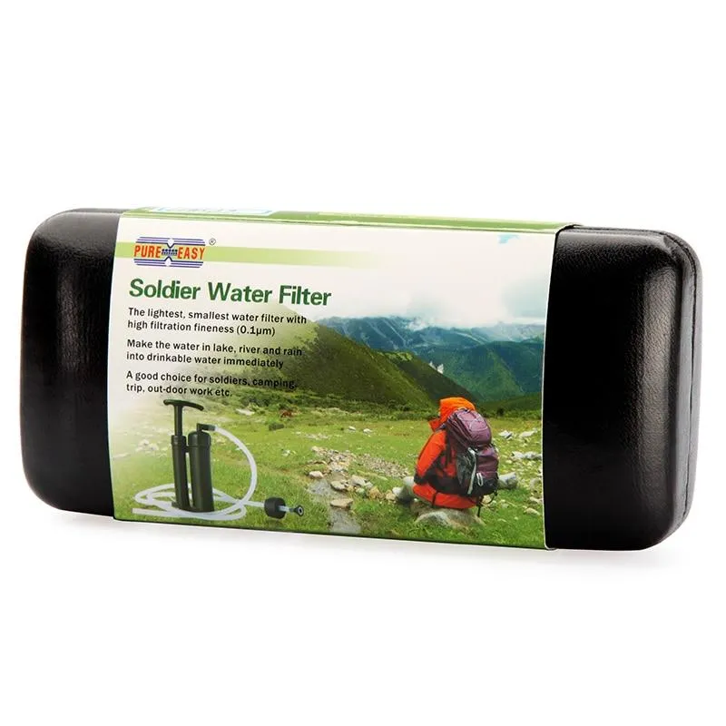 Kit de filtre à eau portable 2000L Pure Easy Camping Outdoor Randonnée d'urgence