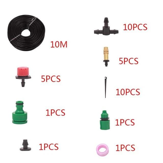 5M / 25M / 30M Garden Système d'irrigation par égouttement automatique Ensemble d'irrigation de jardin Kit d'arrosage réglable pour arrosage Ensemble d'irrigation pour arrosage