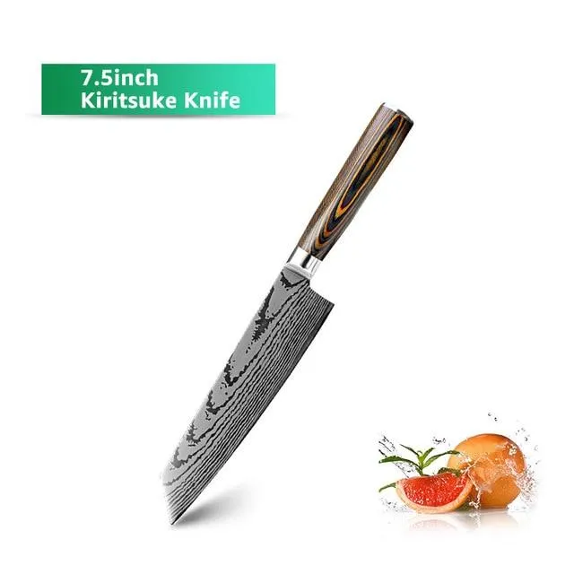Couteau de cuisine Chef Knives Japanese 7CR17 440C High Carbon Stainless Steel