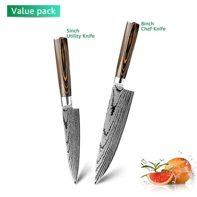 Couteau de cuisine Chef Knives Japanese 7CR17 440C High Carbon Stainless Steel