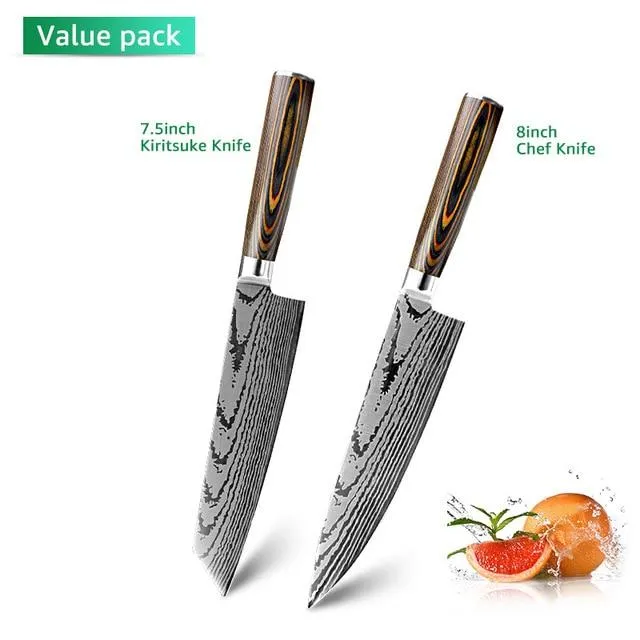 Couteau de cuisine Chef Knives Japanese 7CR17 440C High Carbon Stainless Steel