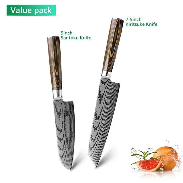 Couteau de cuisine Chef Knives Japanese 7CR17 440C High Carbon Stainless Steel
