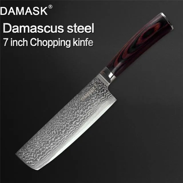 Couteau Damas Damas 73 Layer VG10 Couteau de cuisine japonais en acier Damas