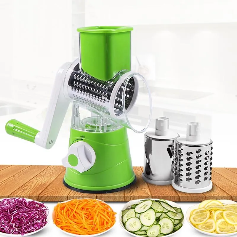 Déchiqueteuse à fromage à légumes, à tambour, multifonctionnelle, râpe à pommes de terre, trancheuse, accessoires de cuisine