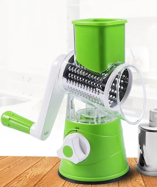 Déchiqueteuse à fromage à légumes, à tambour, multifonctionnelle, râpe à pommes de terre, trancheuse, accessoires de cuisine