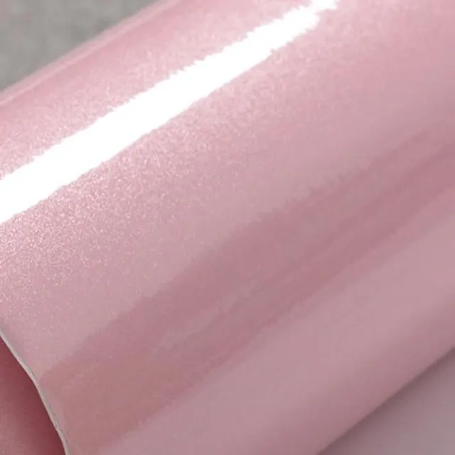 3M / 5M / 10M peinture rose étanche vinyle film décoratif auto-adhésif papier peint rouleau pour meubles de cuisine autocollants pvc décor à la maison