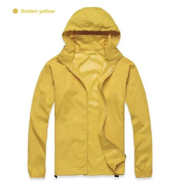 Hommes Femmes Vestes de randonnée à séchage rapide Imperméable Protection solaire