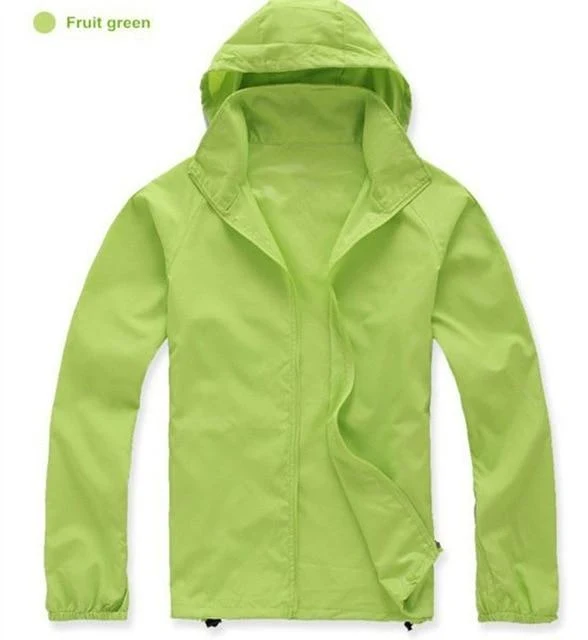 Hommes Femmes Vestes de randonnée à séchage rapide Imperméable Protection solaire