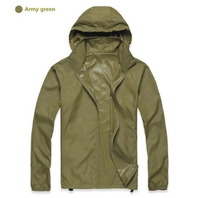Hommes Femmes Vestes de randonnée à séchage rapide Imperméable Protection solaire