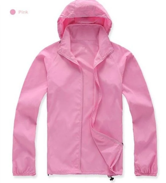 Hommes Femmes Vestes de randonnée à séchage rapide Imperméable Protection solaire